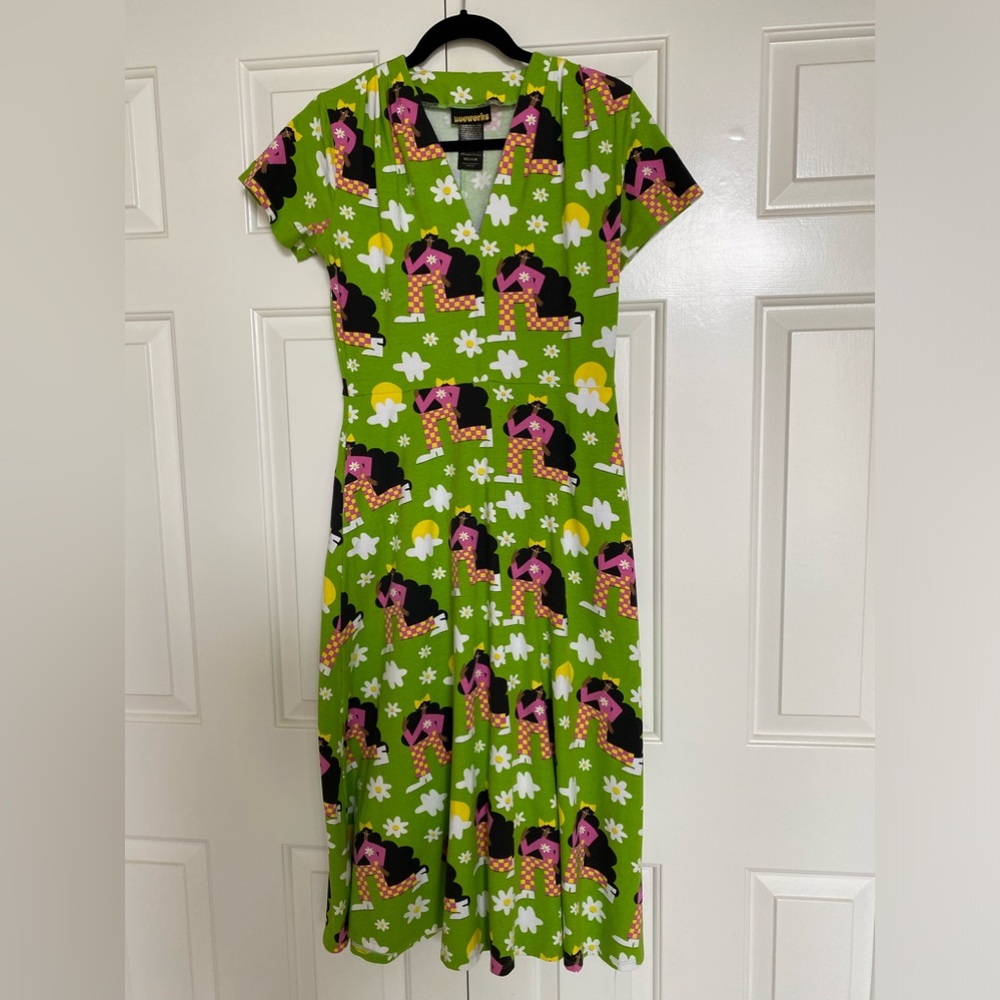 Nooworks Greta Checkered Dress size M